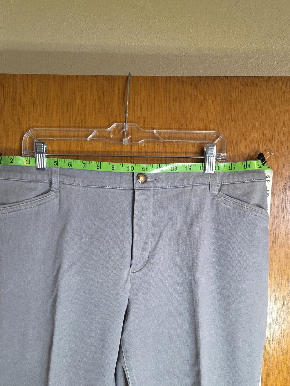 Christopher & Banks Light Gray Trousers - Picture 7 of 9